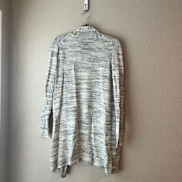 Michael Stars Long Open Cardigan Duster Lightweight Front Pockets Long Sleeve S - Picture 3 of 8